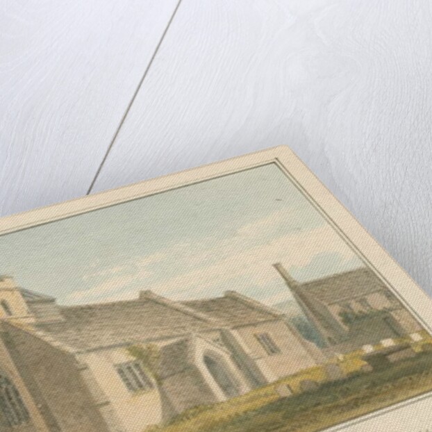 Wiltshire - Teffont Evias Church, 1817 by John Buckler