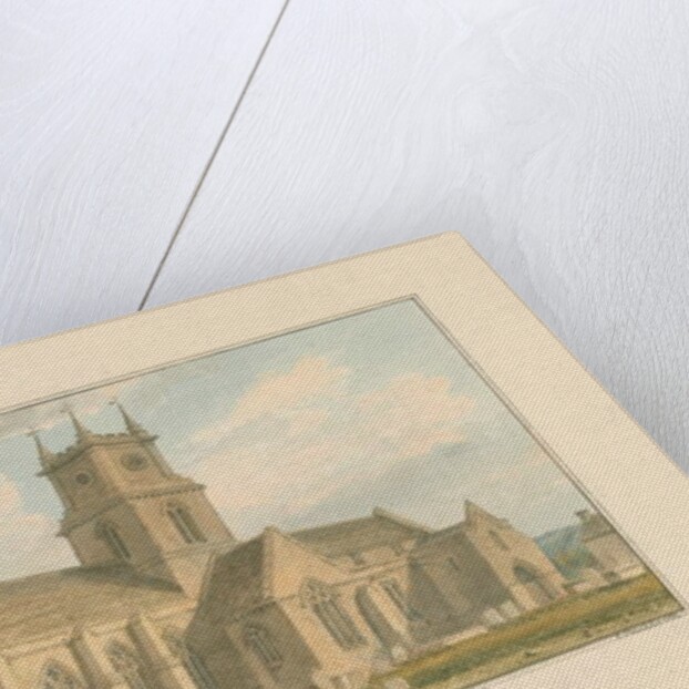 Wiltshire - Tisbury Church, 1804 by John Buckler