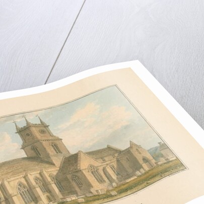 Wiltshire - Tisbury Church, 1804 by John Buckler