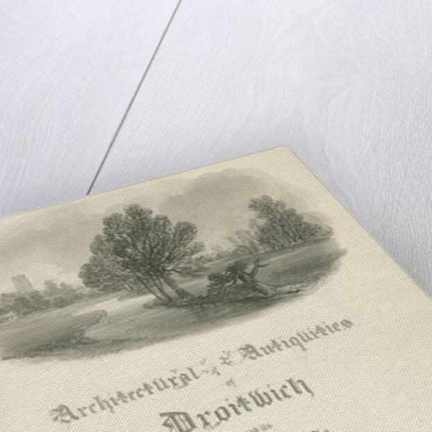 Worcestershire - Title Page for portfolio of work by John and J. C. Buckler by John Buckler