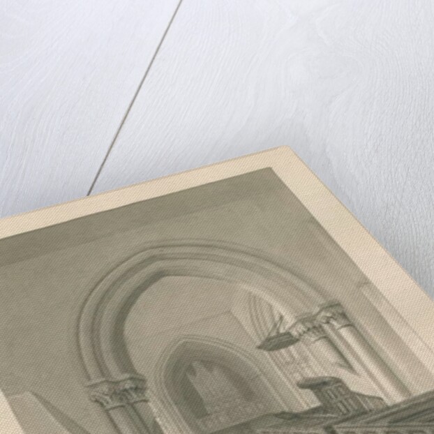 Worcestershire - Droitwich - Dodderhill Church Interior by John Buckler