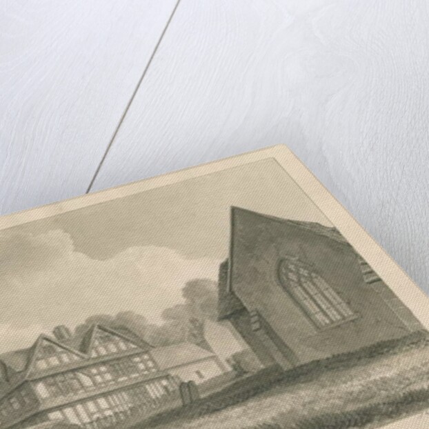 Worcestershire - Droitwich - Saint Peter's Church Ancient Mansion by John Chessell Buckler