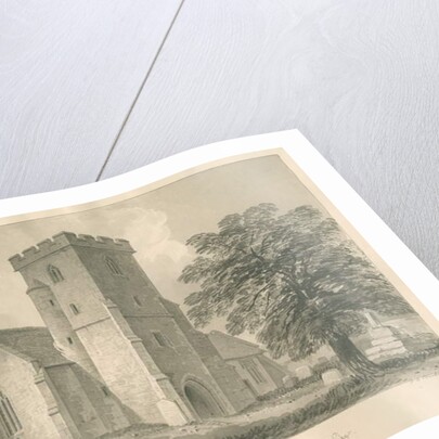 Worcestershire - Hampton Lovett Church by John Chessell Buckler