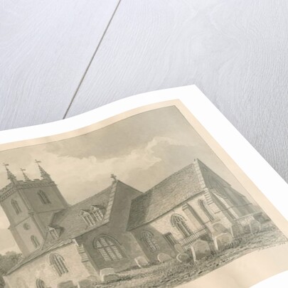 Worcestershire - Hanbury Church by John Buckler