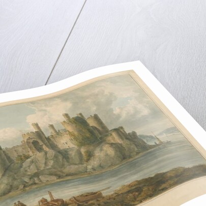 Wales - Carnarvonshire - Conway Castle, 1810 by John Chessell Buckler