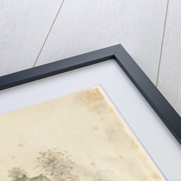 Abbots Bromley Church : pencil sketch with slight wash, nd [1762-1802] by Stebbing Shaw