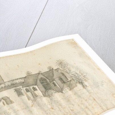 Abbots Bromley Church : pencil sketch with slight wash, nd [1762-1802] by Stebbing Shaw