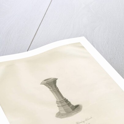 Font in Aldridge Church by John Buckler