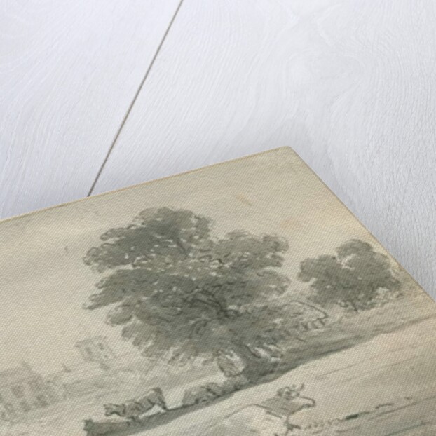 Aldridge - parsonage: pen and wash drawing by John Robert Fernyhough