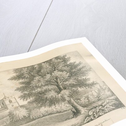 Aldridge Church: pen and wash drawing, nd [19th cent] by John Robert Fernyhough