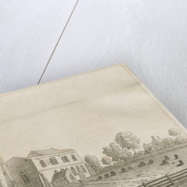 Alrewas Church: aquatint engraving, nd [?1848] by Francis Jukes