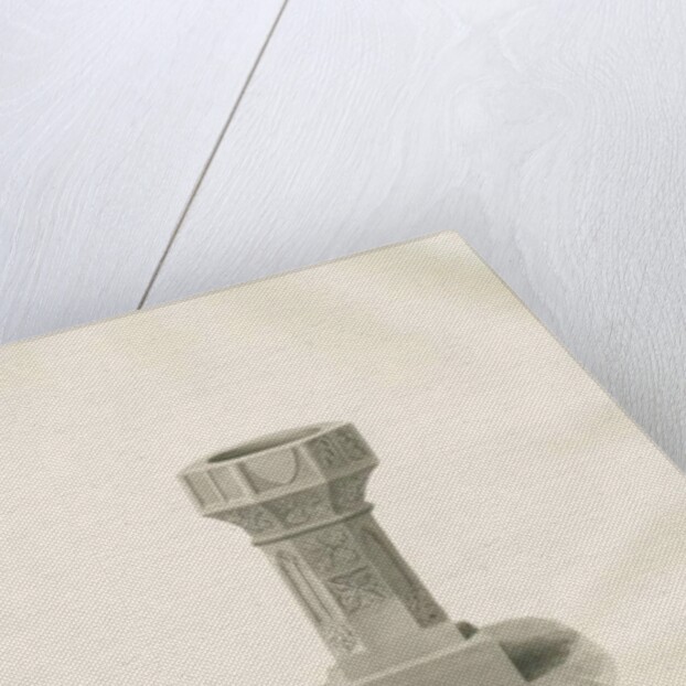 Font in Alrewas Church by John Buckler