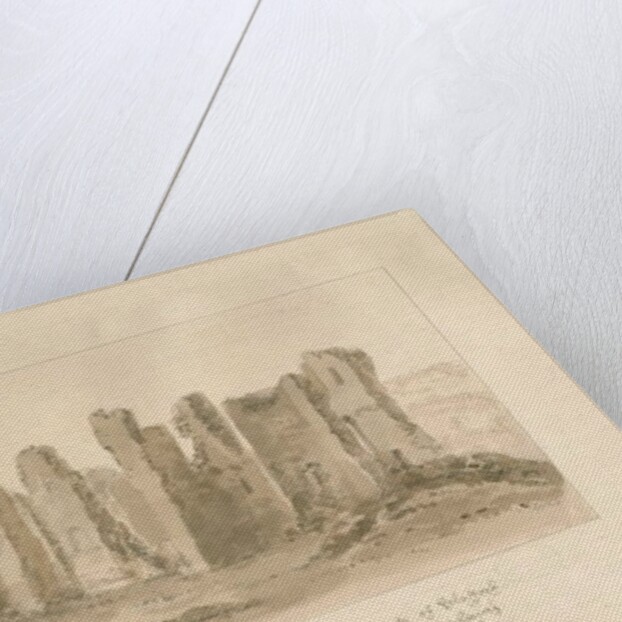 Alton Castle: sepia drawing, 1837 by John Buckler