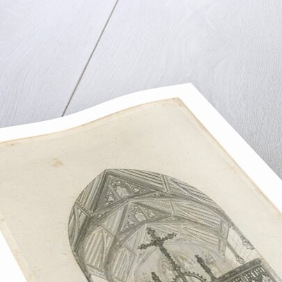 Alton - Interior of St. John's Convent School: engraving by Augustus Welby Northmore Pugin