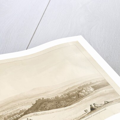 Arley - Kinfare: sepia drawing, 1837 by Thomas Peploe Wood