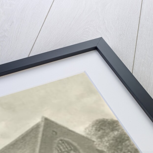 Armitage Church: sepia drawing, 1844 by John Buckler