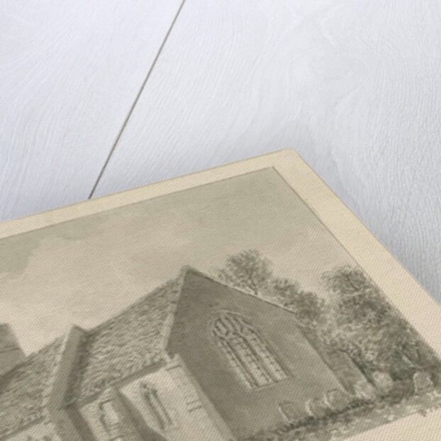 Armitage Church: sepia drawing, 1823 by John Buckler
