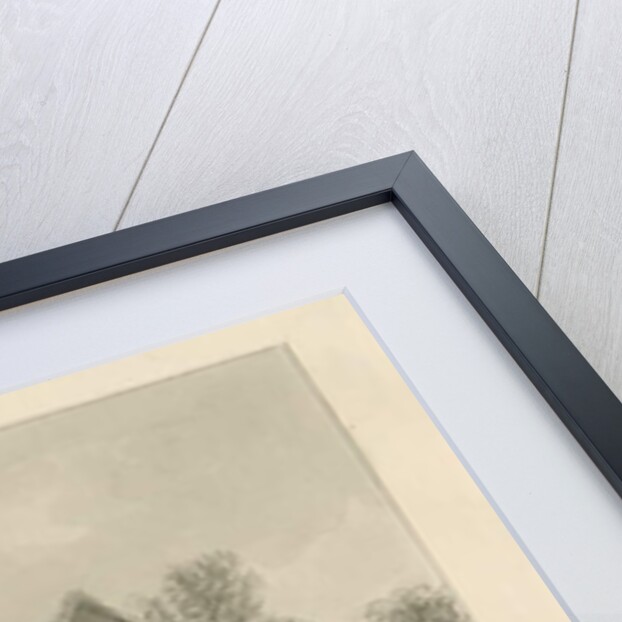 Armitage Church: sepia drawing, 1823 by John Buckler