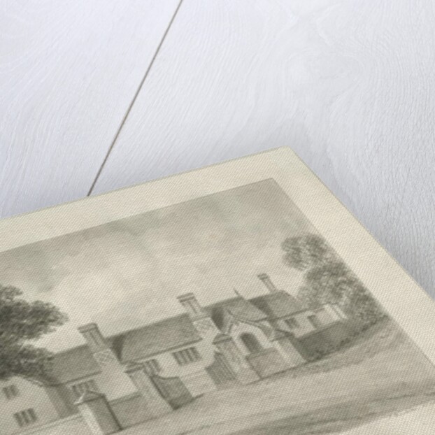 Armitage School: sepia drawing , 1845 by John Buckler