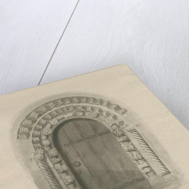Armitage Church - South Doorway by John Chessell Buckler