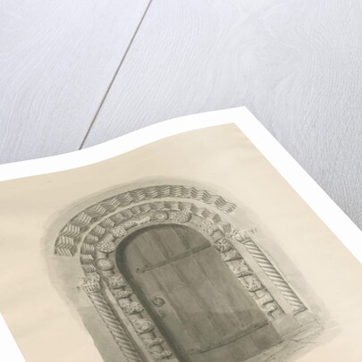 Armitage Church - South Doorway by John Chessell Buckler