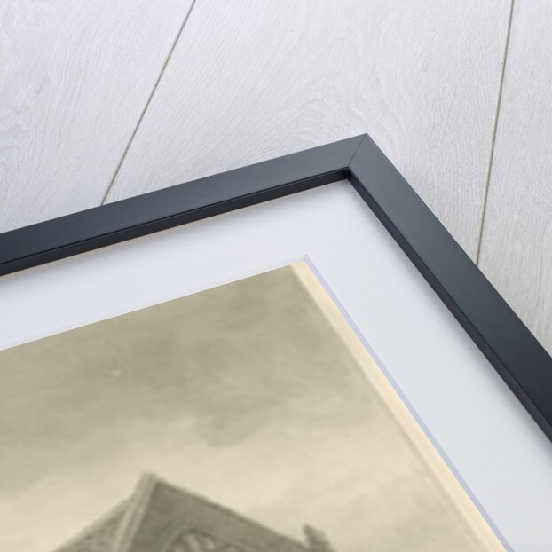 Audley Church: sepia drawing, 1840 by John Buckler