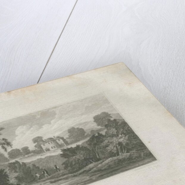 Barlaston Hall: engraving, nd [19th cent] by Frederick Calvert