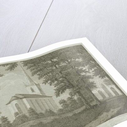 Great Barr Chapel: engraving, nd [1762-1802] by Stebbing Shaw