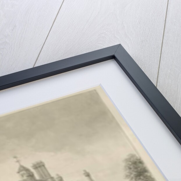 Barton under Needwood - 'Barton Hall' : sepia drawing, 1839 by John Buckler