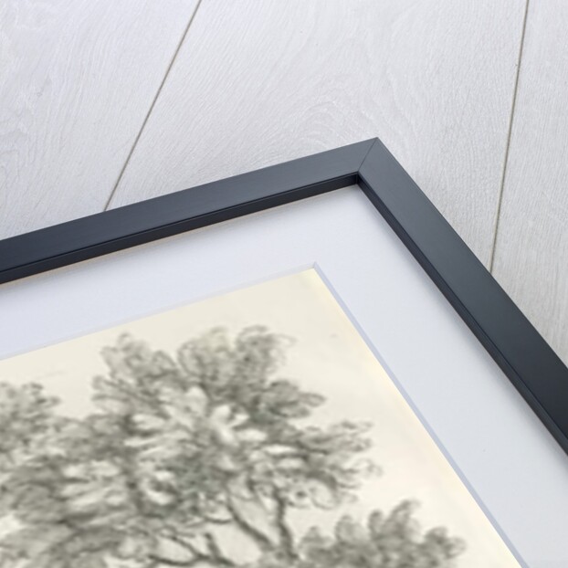 Barton under Needwood Village: pen and ink drawing, 1836 by John Robert Fernyhough