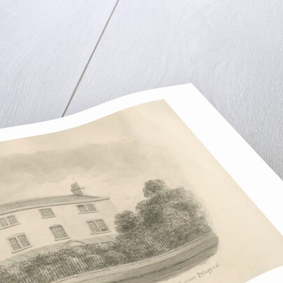 Baswich Village - house of John Stevenson Salt, Esq. : sepia drawing, 1841 by John Buckler