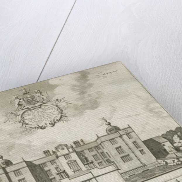 Beaudesert Hall and Park: copper plate engraving, nd [1653-1686] by Michael Burghers