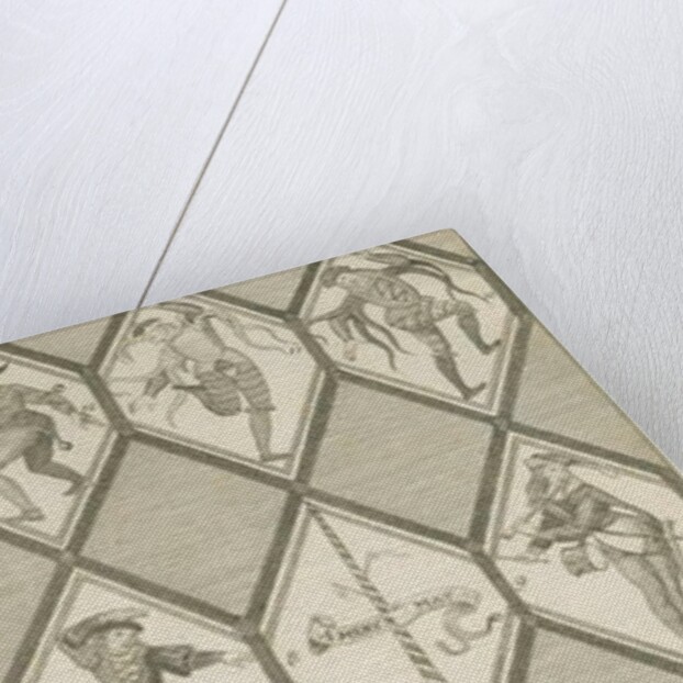 Betley Glass Window - Morris Dancers: engraving, nd [1751-1790] by John Keyse Sherwin