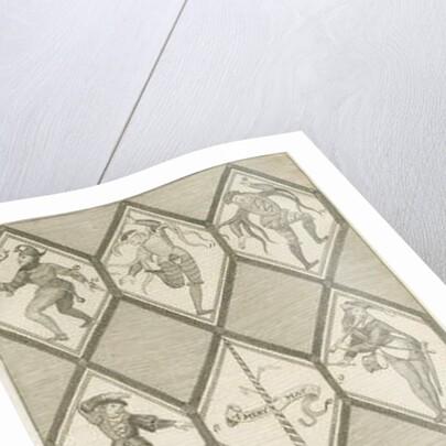 Betley Glass Window - Morris Dancers: engraving, nd [1751-1790] by John Keyse Sherwin