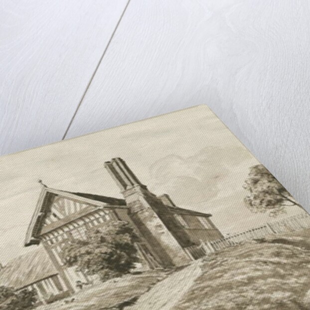 Betley - Farmhouse by Cornelius Varley