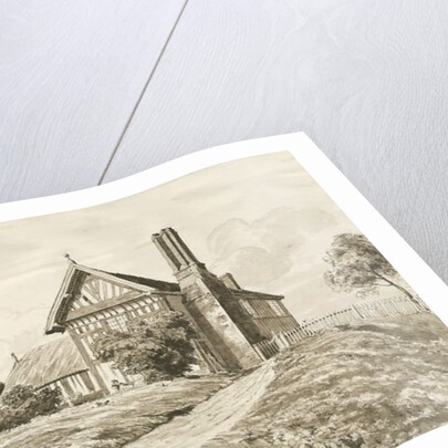 Betley - Farmhouse by Cornelius Varley