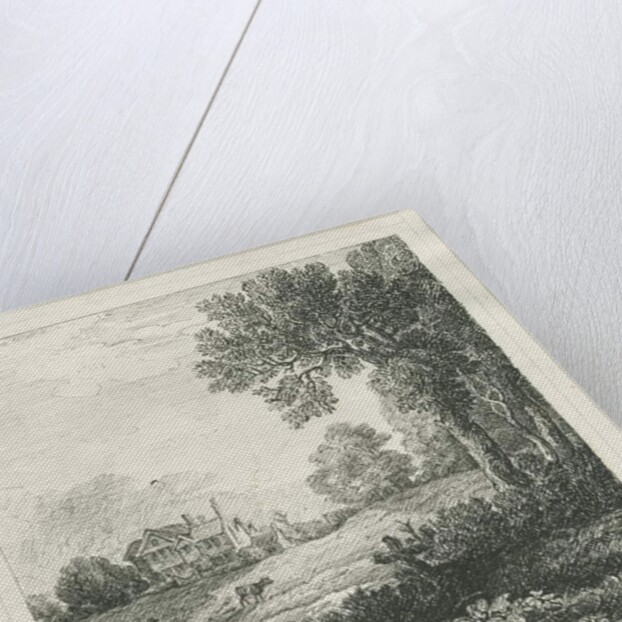 Eccleshall - Biana Hall: pen and ink drawing, nd [c 1830] by School English