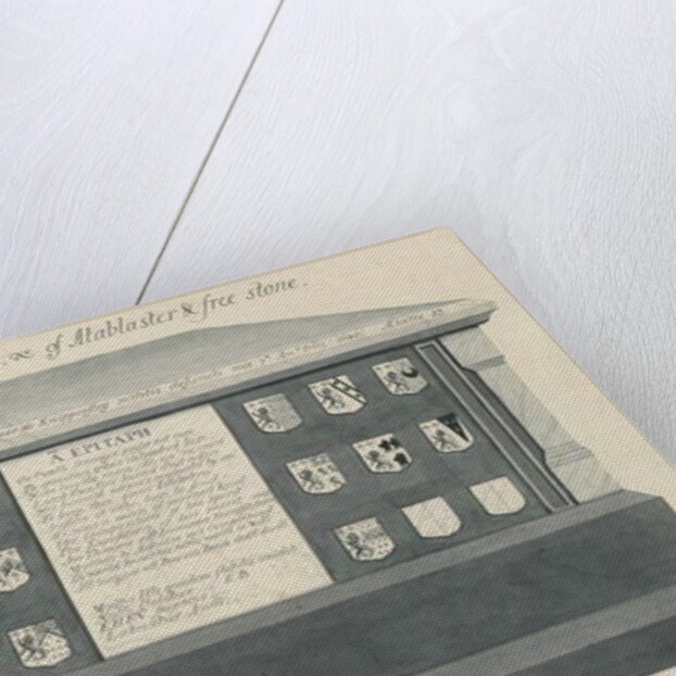 Tomb in Biddulph Church - William Bowyer by School English