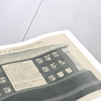 Tomb in Biddulph Church - William Bowyer by School English