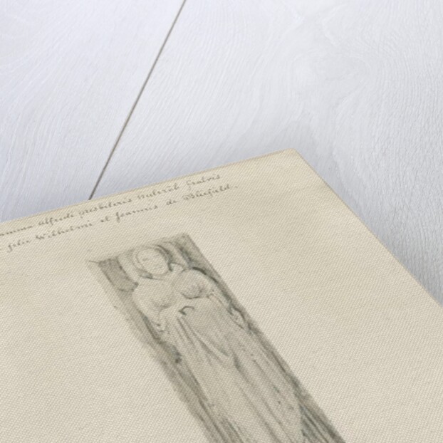 Blithfield Church - monumental effigy by John Buckler