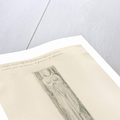 Blithfield Church - monumental effigy by John Buckler