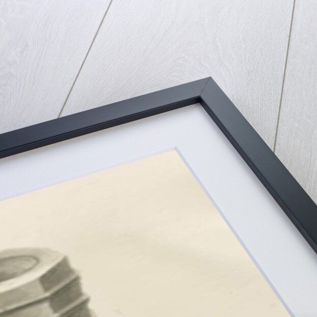 Font in Blithfield Church by John Buckler
