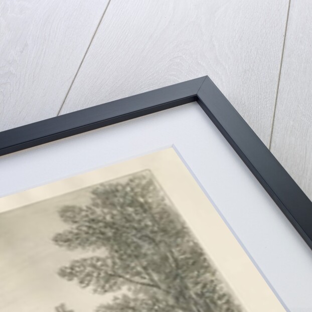 Blithfield - Rectory: sepia drawing, 1824 by John Buckler