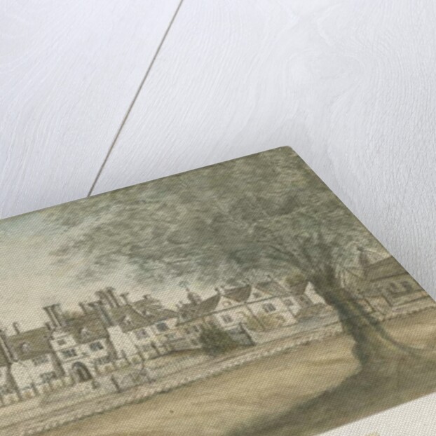 Blithfield Hall: water colour painting, nd [18th cent] by Stebbing Shaw