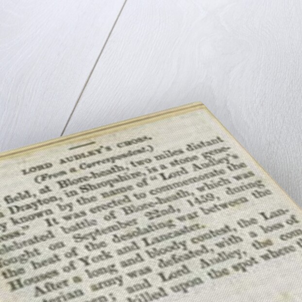 Drayton-in-Hales - 'Audley Cross on Blore Heath' by School English