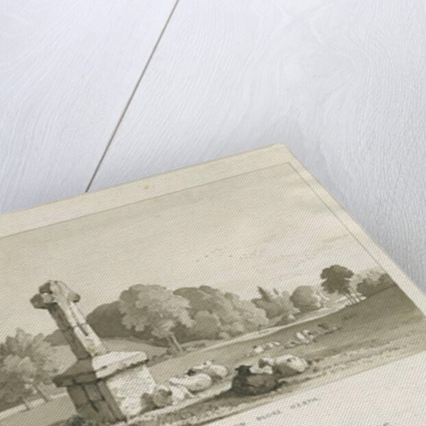 Drayton-in-Hales - 'Audley Cross on Blore Heath' by Thomas Peploe Wood