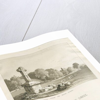 Drayton-in-Hales - 'Audley Cross on Blore Heath' by Thomas Peploe Wood