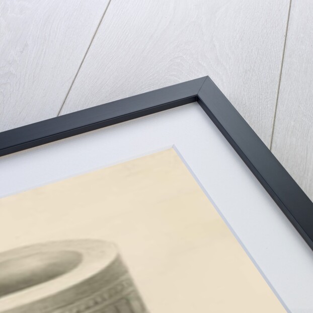 Font in Bradley Church by John Buckler