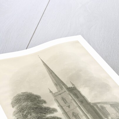 Brewood Church by John Buckler