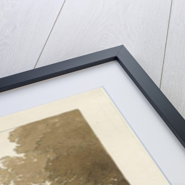 Brewood - Long Birch Hall: sepia drawing, 1838 by Thomas Peploe Wood